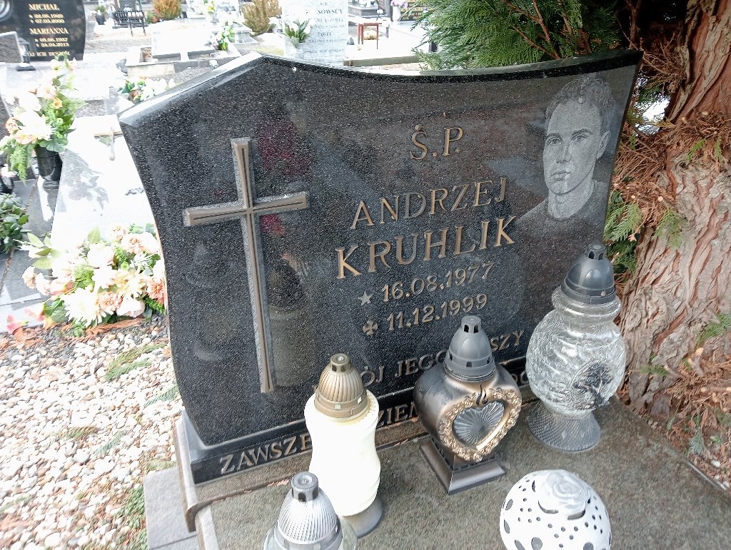 Andrzej Kruhlik 1977 Olszyna - Grobonet - Wyszukiwarka osób pochowanych