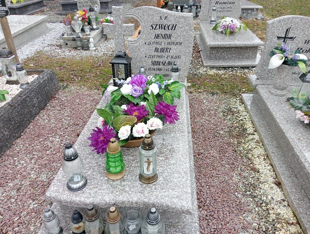 Grób Mirosława Szwoch