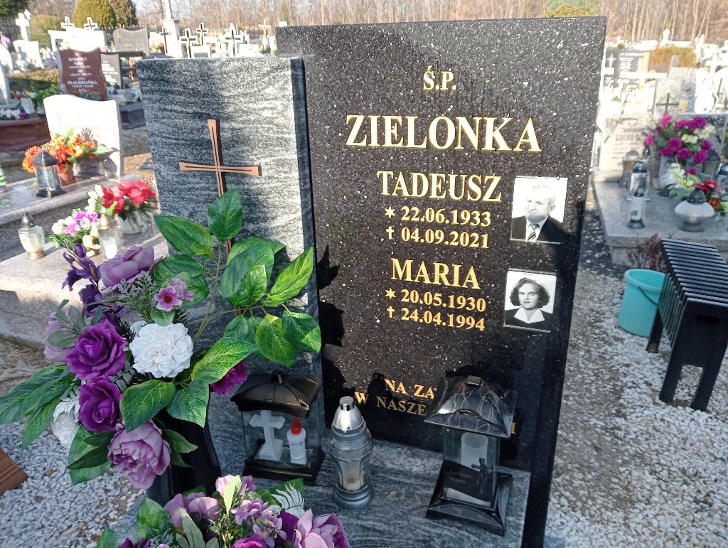 Tadeusz Zielonka 1933 Olszyna - Grobonet - Wyszukiwarka osób pochowanych