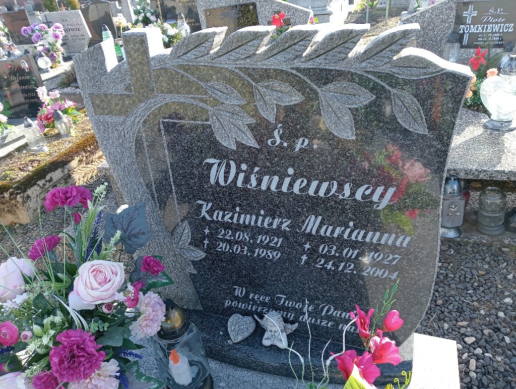 Marianna Wiśniewska 1927 Olszyna - Grobonet - Wyszukiwarka osób pochowanych